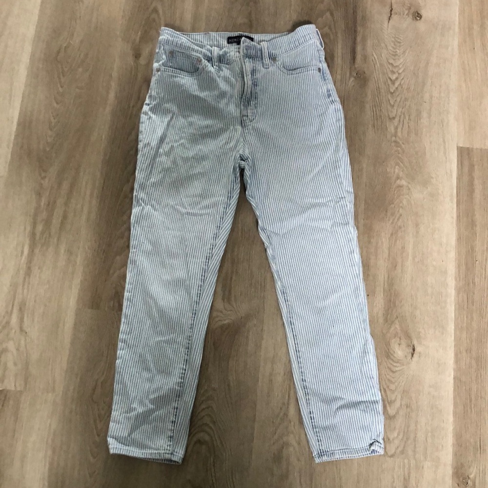 J. Crew Mercantile Jeans, seersucker, size 27